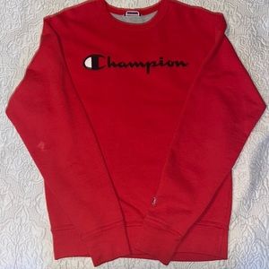 Red Champion Sweatshirt/Crewneck S
